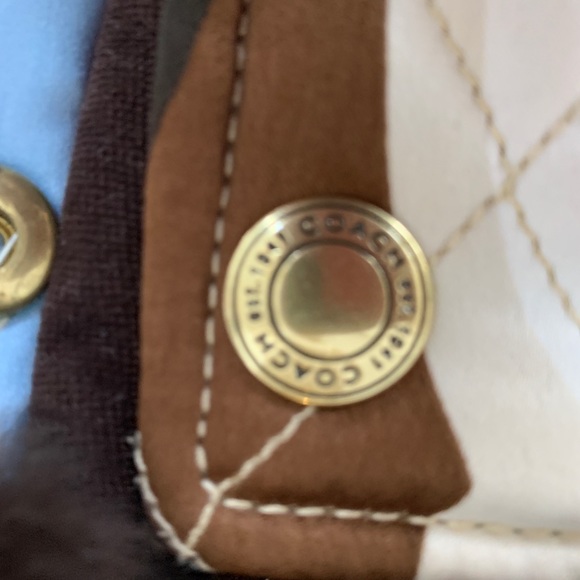 Coach XS jacket real fur, logo print. - Picture 3 of 6